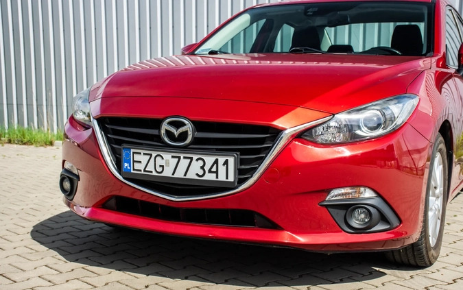 Mazda 3 cena 54900 przebieg: 148100, rok produkcji 2015 z Łódź małe 529